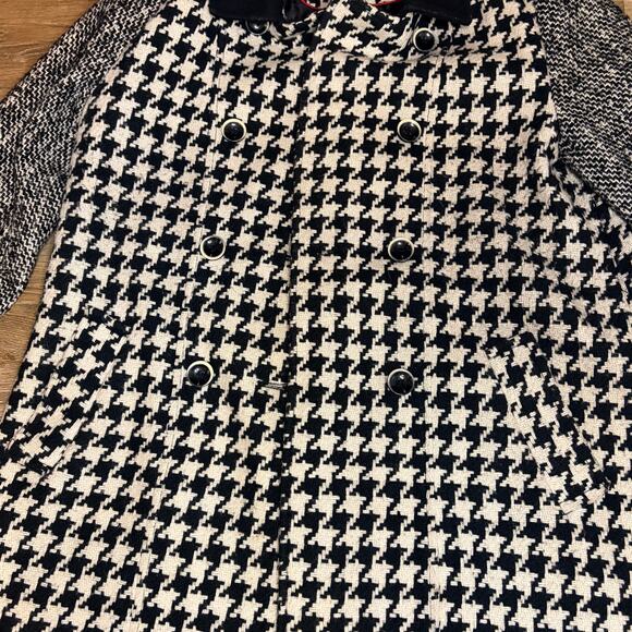 Express Women’s Houndstooth Coat - Size Medium - Picture 6 of 14